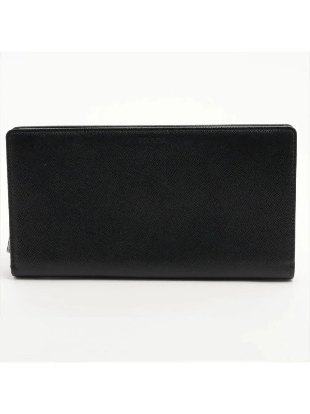 Prada Saffiano Leather Wallet Bifold Black